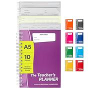 Educational Planning Books - The Teachers Planner 2026-2027 for Secondary School - A5 - Ten Period Day - Page-a-Day & Undated, with Dedicated Pages for Year Planning, Exams, Marking and more (TP11-P)