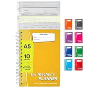 Educational Planning Books - The Teachers Planner 2026-2027 for Secondary School - A5 - Ten Period Day - Page-a-Day & Undated, with Dedicated Pages for Year Planning, Exams, Marking and more (TP11-Y)