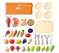 Educational Play Food - Cutting Toy Set for Fun Learning | Realistic Supplies, Interactive Pretend Play, Safe Design, Colorful Pieces, Engaging Activity for Home Birthday Daycare Party