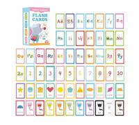 Educational Pocket Flashcards for Kids, Flashcard for Early Education - Flash Cards Alphabet Cognitive Flashcard Colors | Pocket Educational Toys Double Educational Cards