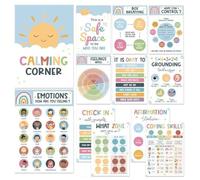 Educational Posters, Preschool Educational Posters | Early Education Charts Classroom Wall Decoration for Elementary Home School Kindergarten Bedroom Homeschool 3-8 Years Old Boys Girls