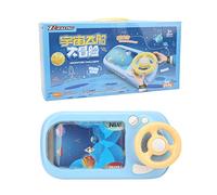 Educational Pretend Steering Wheel Toy Enhancing Hands-on Ability for Children, Learning Traffic Rules and Speed Control, Suitable for Ages 3+ Plastic 16.9 X 8.7, Perfect Kids (Spacecraft)