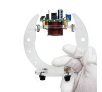 Educational Pull-Up Magnetic Levitation Kit, DIY Electronic Magnetic Levitation Model with Square Magnet, Science Physics Teaching Device with LED Lights, for Creative Desktop Ornament