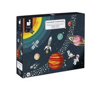 Janod - Solar System Children's 100-Piece Educational Puzzle - Develops Fine Motor Skills and Concentration - Suitable for ages 5 and up - J02678