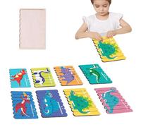 Educational Puzzle Toy, Educational Puzzle, 8 Pieces Toys for Sorting and Combining Animals, Preschool Puzzle, Learning Activities for Children from 4 to 6 Years, Educational Toy