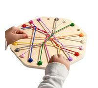 Educational Rope Puzzle - Twisted Knots Challenge, Game Logic Brain Teaser | Boosts Skill Strategy Fine Motor Skills Toy For Boys Girls Kids Family Fun Learning Board Game Interactive Play