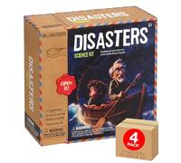 Educational Science Kit for Children Natural Disasters Hands-On Learning Kids STEM Activity Box Explore Volcanoes Earthquakes Floods Includes Experiments Creative Play 4 Pack - Electoys