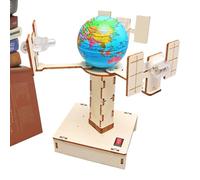 Educational Science Kits - Wooden Satellite Model Construction Set | Hand Craft Assembly Project Toys Kits For Kids Child Teenager Boy