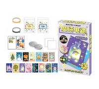 Educational Scientific Sets | Educational Electric Circuit Kit - Creating Bright Greeting Cards and Manual Educational Activities for and Students