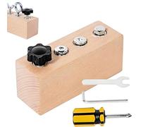 Educational Screw-Tightening Busy Board, 2026 New Activity Board with Wooden Screwdriver Set, Hand-Eye Coordination Learning Activity Board, Strengthen Fingers, Focus Longer (Style 1)