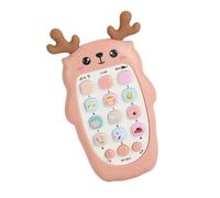 Educational Simulation Phone Toy For Kids USB Rechargeable Music Phone With Deer Shape Baby Early Learning Electric Toy Educational Social Skill