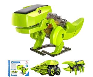 Educational Smart Solar Powered 3D Model Toys Kids Build a Robot DIY Puzzles