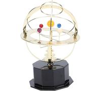Educational Solar System Model,Decor Astronomy Study Tool,Planet Orbit Mobile Metal Craft,System Desk Ornament Solar for Astronomy Enthusiasts, Home & Office Decoration