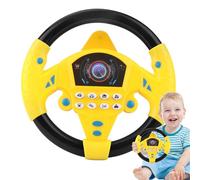 Educational Steering Wheel - Steering Wheel For | Driving Toy | Small Simulated Electronic Driving Driver Racing Toy | Interactive Educational Learning Race our Les Enf