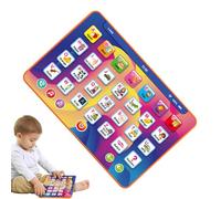 Educational Tablet for Alphabet Spelling Toy with Music | Early Development Game for Kindergarten Boys Girls Home School Nursery Travel Airplane Road