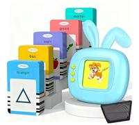 Educational Talking Flash Cards With 224 Sight Words,Card Learning Machine For Toddlers,Talking Educational Toys Flash Card Machine For Early Development (Blue, With storage bag)