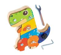 Educational Tool Kit - Sensory Board, Toddler Toy | Wooden Screw Game Pretend Construction Puzzle for Children Development Focus Coordination Activity Preschool Learning Space, Simple to Use