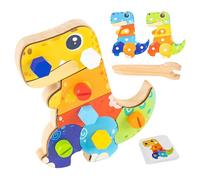Educational Tool Kit - Sensory Board, Toddler Toy | Wooden Screw Game Pretend Construction Puzzle for Children Development Focus Coordination Activity Preschool Learning Space, Simple to Use