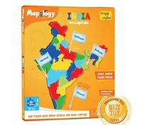 Educational Toy and Learning Aid for Boys and Girls India MapJigsaw 25 Pieces, Kids
