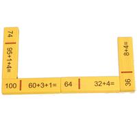 Educational Toy Math Dominoes I WxHxD 20x16.5x3cm NEW Toy Learning Math
