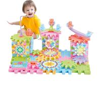 Educational Toys - Interactive Electric Building Block Set, Construction Puzzle Blocks With Moving Parts, Engaging STEM Toy Kit For Boys And Girls, Colorful Interlocking Le