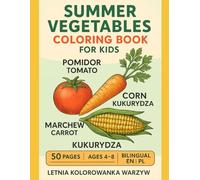 Educational Vegetable Coloring Book for Kids: Learn & Color Vegetables | Trace, Write & Color | Learning Activity Book (Learn &Trace Coloring Series)