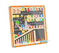 Educational Vehicle Track Puzzle for to Cognitive Development and Logical Abilities Kids Reasoning Puzzle Toy