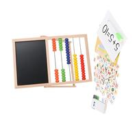 Educational Wooden Abacus Counting Toy Double Sided Writing Drawing Board Abacus Math Learning for Kids Educational for Infants