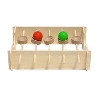 Educational Wooden Ball Run - Tabletop Sensory Learning Toy Kids, Enhances Coordination, Cause-and-Effect Play, Wooden Board Game for Boys Girls Children, Creative Skill Development | Home School Cla