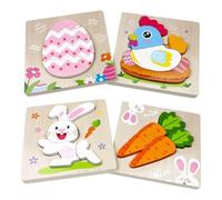 Educational Wooden Puzzle, Educational Animal Puzzle Set, 8 Piece Board with Bright Patterns, Smooth Wood Learning Toy, Brain Game with Cute Design, Kids Toy for Home School