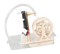 Educational Wooden Water Wheel Craft Set Physics Teaching Aid for Classroom Physics Experiment and Homeschooling Water Wheel Set