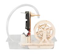 Educational Wooden Water Wheel Model Building Set Physics Equipment for Classroom Demonstration School Science Project Hydropower Experiment