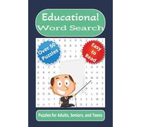 Educational Word Search: Word searches with easy to read print about education, learning, school, and more