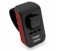 Educator Dog Training Finger Clicker with Audible Sound for Positive Reinforcement, Behavior and Obedience Pet Trainer, Red