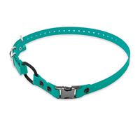Educator Elastic Dog Collar with Press Stud, Biothan, Waterproof, Odourless, Easy to Connect and Separate, D-Ring with Comfortable Elastic Buckle, Adjustable for One