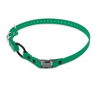 Educator Elastic Dog Collar with Press Stud Biothane Waterproof Odourless Clasp Easy to Connect and Disconnect and Disconnect and D-Ring with Elastic Buckle Comfortable Adjustable