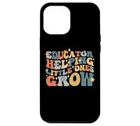 Educator Helping Little Minds Grow, Preschool Teacher School Case for iPhone 12 Pro Max