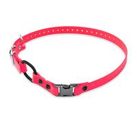 Educator Quick Snap Bungee Dog Collar, Biothane, Waterproof, Odorproof, Easy Connect and Disconnect Clasp and D Ring with Comfort Bungee Loop, Adjustable for Custom Fit, 3/4-Inch, Pink