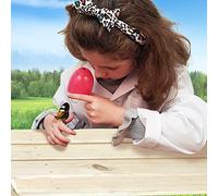 EDUK8 Peephole Bug Viewers For Kids (each) - Explore Nature View Insect, Fossils, Leaves | x3 Magnifier Backyard Explorer Toys for Children, Includes Water Tray for Aqua Insects