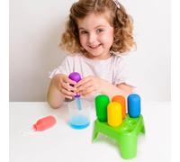 Eduk8 Worldwide | Brightly Coloured Giant Pipettes: Set of 6 in Stand