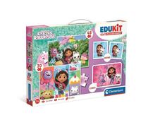 Clementoni Edukit 4 in 1 Gabby's Dollhouse - Spelcollectie voor kleuters vanaf 3