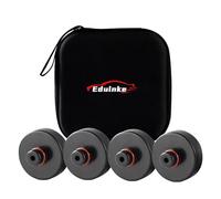 Edulnke Lifting Jack Pads Compatible with Tesla Model 3/S/X/Y, Upgrade Sturdy Rubber Lift Jack Pucks, 2016-2023 Tesla Jack Pad with Protective Ring, Floor Jack Adapters Protects Battery & Chassis