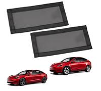 Edulnke Tesla Model Y/3 Air Vent Cover 2019-2023, Universal Backseat Flow Grille Protection, Ultra Fine Mesh Fabric Rear Under Seat Air Conditioning Outlet Protector, Set of 2 Interior Accessories