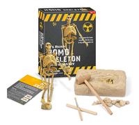 EDUMAN Homo Skeleton Dig Kit for Kids, Excavation Kit with Human Skeleton Model, Archaeology Science STEM Toy for Boys & Girls Age 6 7 8 9 10 11 12, Educational Digging Kit Gift