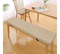 Edumov Bench Cushion - Garden Bench Seat Cushion for Hollywood Swing, 100 x 30 x 5 cm, Beige