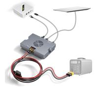 EDUP 350W Starlink PoE Injector with XT60 Cable for Starlink Performance (Gen 3)/ Standard/Enterprise Dishy, 52V/6A Output, 9-36V Input, USB-A & USB-C Power Ports, Intelligent Cooling Aluminum Case