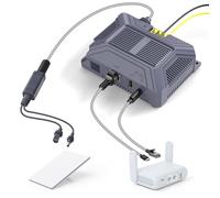 EDUP Starlink Mini PoE Injector & 12V Starlink Adapter Splitter for Starlink Mini, Soldering-Type RJ45 150W GigE Passive PoE, ESD Protection DC 9-36V to 48V/3A Power Supply for Starlink Mini Dishy