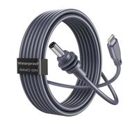 EDUP Starlink Mini USB C to DC Power Cable, PD100W Input USB Type C to DC Barrel Jack Cable for Starlink Mini Replacement Waterproof Cord 18AWG, Star Link Mini Cord (10m)