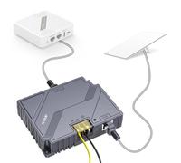EDUP Starlink Poe Injector, Upgraded 2 in 1 Starlink Gen 3 PoE Injector 150W with Passive & ESD Protection for Starlink Internet Kit Satellite, Starlink 12V Conversion Kit, DC 9-36V Step UP Converter