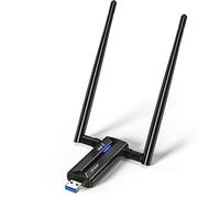EDUP USB 3.0 WiFi 6E AX5400M WiFi Adapter for PC,802.11AX,Tri-Band 6GHz/ 5GHz/ 2.4GHz,Dual 5dBi Antennas,USB WiFi Dongle Wireless Network Adapter for Desktop PC Laptop,Compatible with Windows 11/10